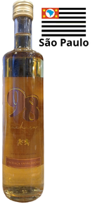 Cachaça 98 Blend Carvalho Americano e Europeu (Família Carra) 500ml 40% Vol.