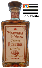 Cachaça Marvada de Minas Blend Carvalho Americano e Francês 750ml 40% Vol. Reserva